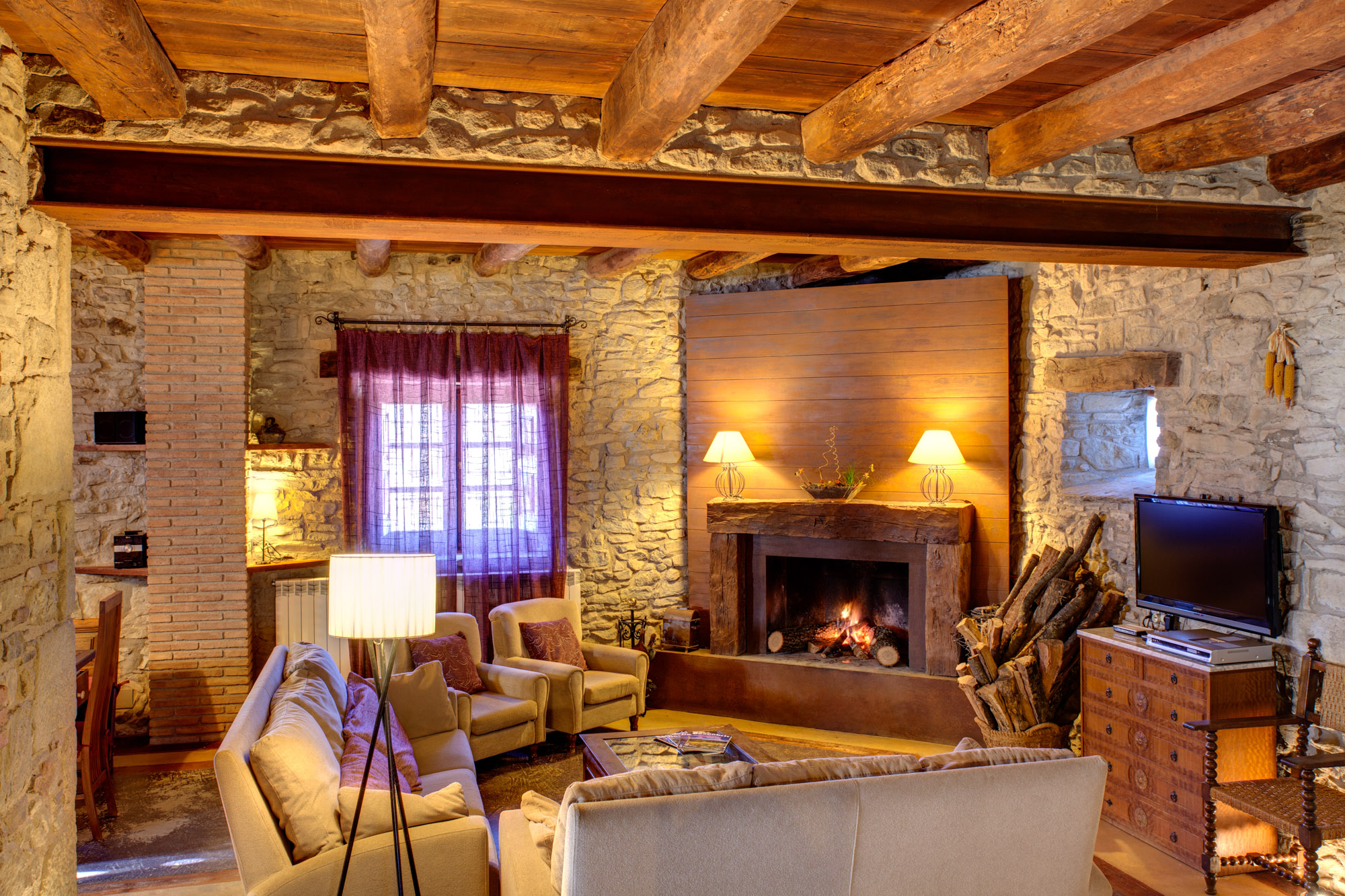 Interior de La Tor de Montclar